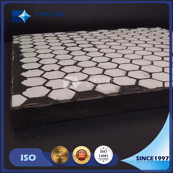 China Factory Alumina Rubber Composites Keramik-Verschleißauskleidung mit Fliesen